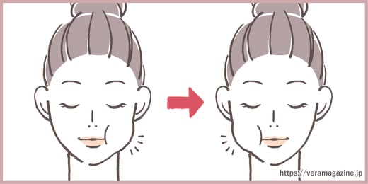 ほうれい線エクササイズ