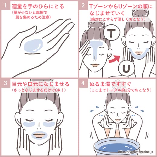 乾燥肌クレンジング